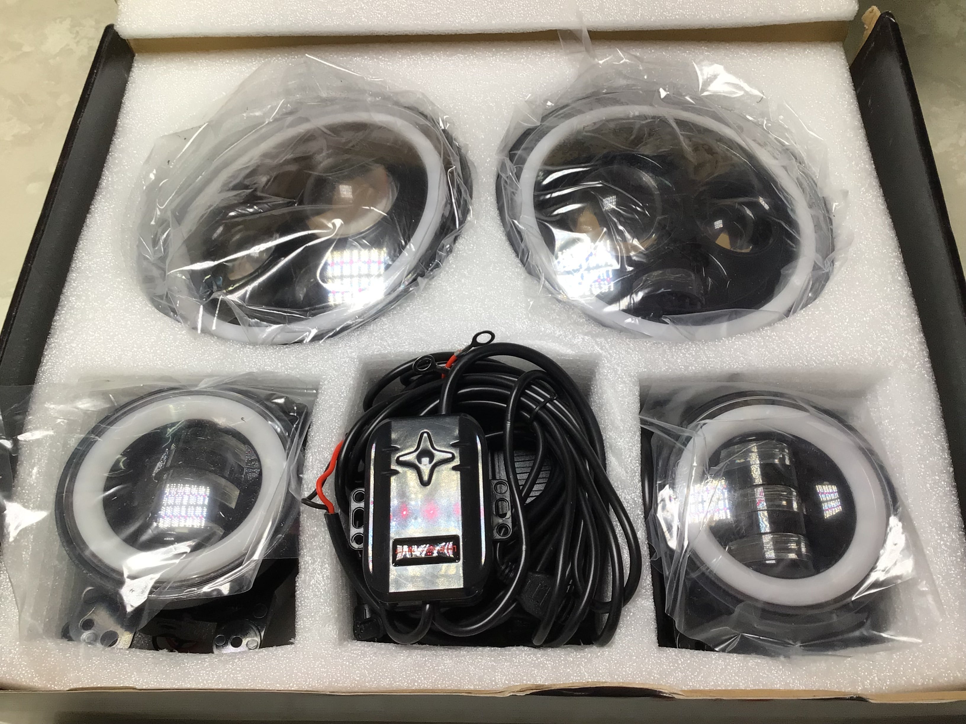 Goodrun Jeep Wrangler LED 7" inch Headlight Kit (7681630601454)